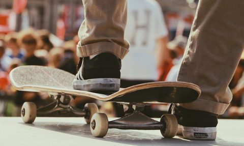 Skateboarding
