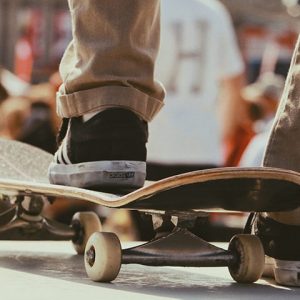 Skateboarding